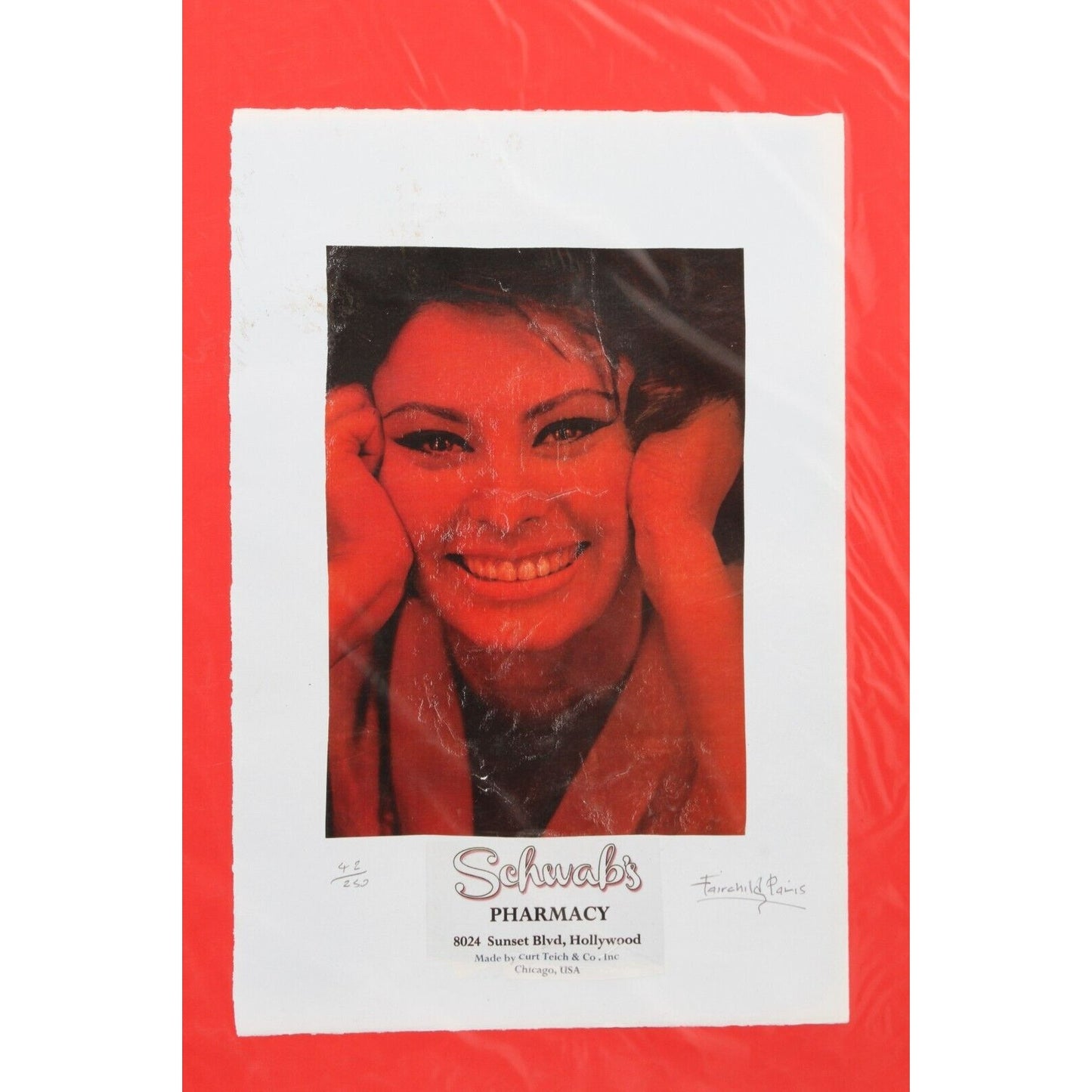 Schwab's Pharmacy Print By Fairchild Paris LE 42/250