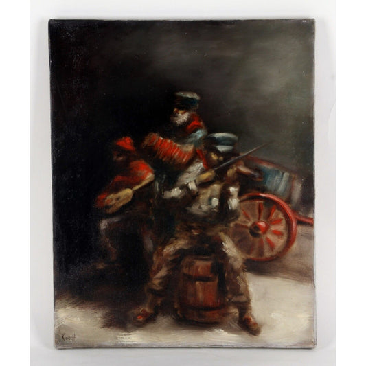 UNTITLED OIL ON CANVAS BY KIRSCH UNFRAMED 20" x 16"