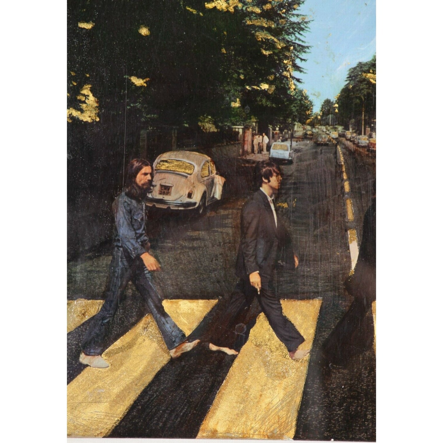 "Abbey Road" Illuminated Album Cover by Xany Rudoff Framed w/ Paperwork