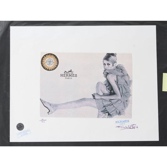 Twiggy Hermes Paris Print By Fairchild Paris LE 14/50