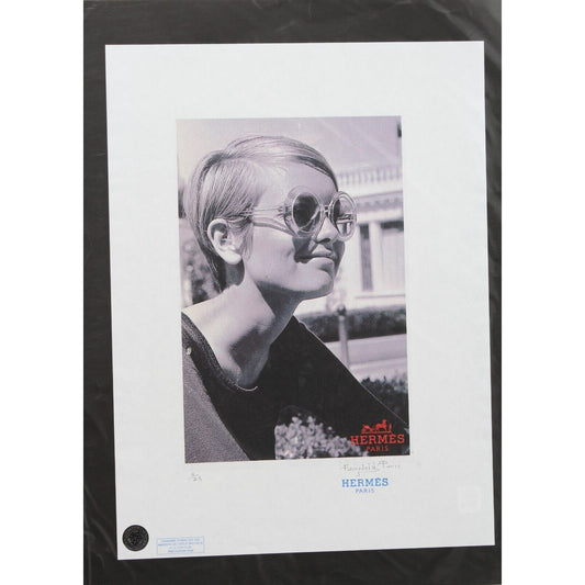Hermes Paris Twiggy Print By Fairchild Paris LE 5/25