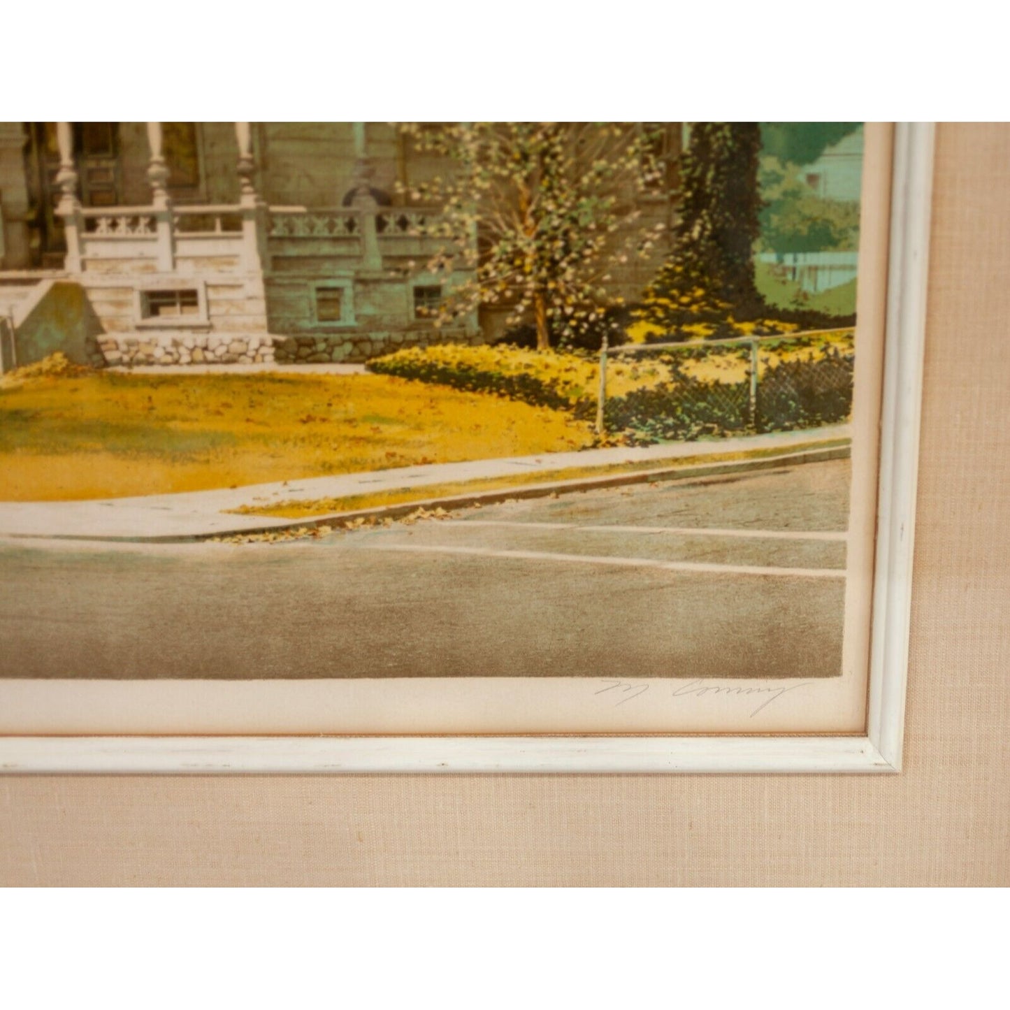 "Figueroa House" by Merv Corning Framed Lithograph on Paper AP XLVI/LX