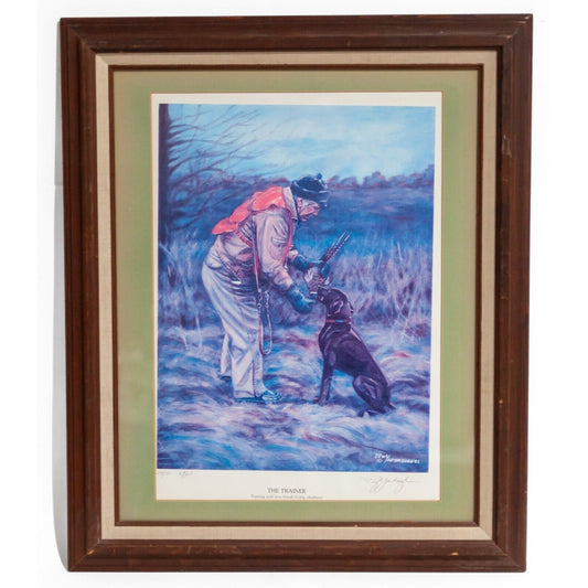 "The Trainer"  Artist Proof Number 29/50 Framed Print by Peg Yarbrough
