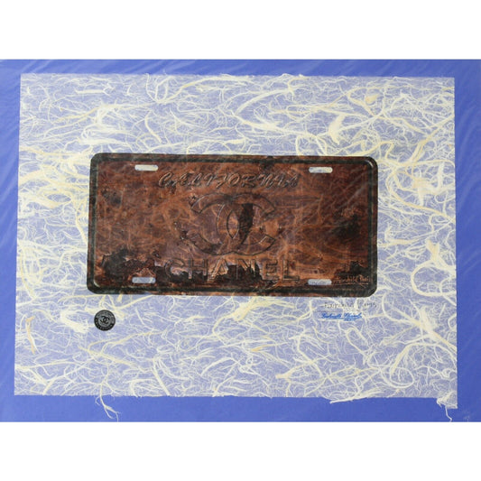 Chanel License Plate Print By Fairchild Paris LE 11/50