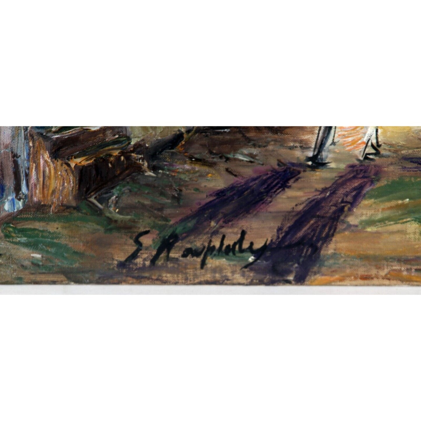 "Meah Shearim Beith Israel" by Zvi Raphaly, Oil Painting on Board, 18x24