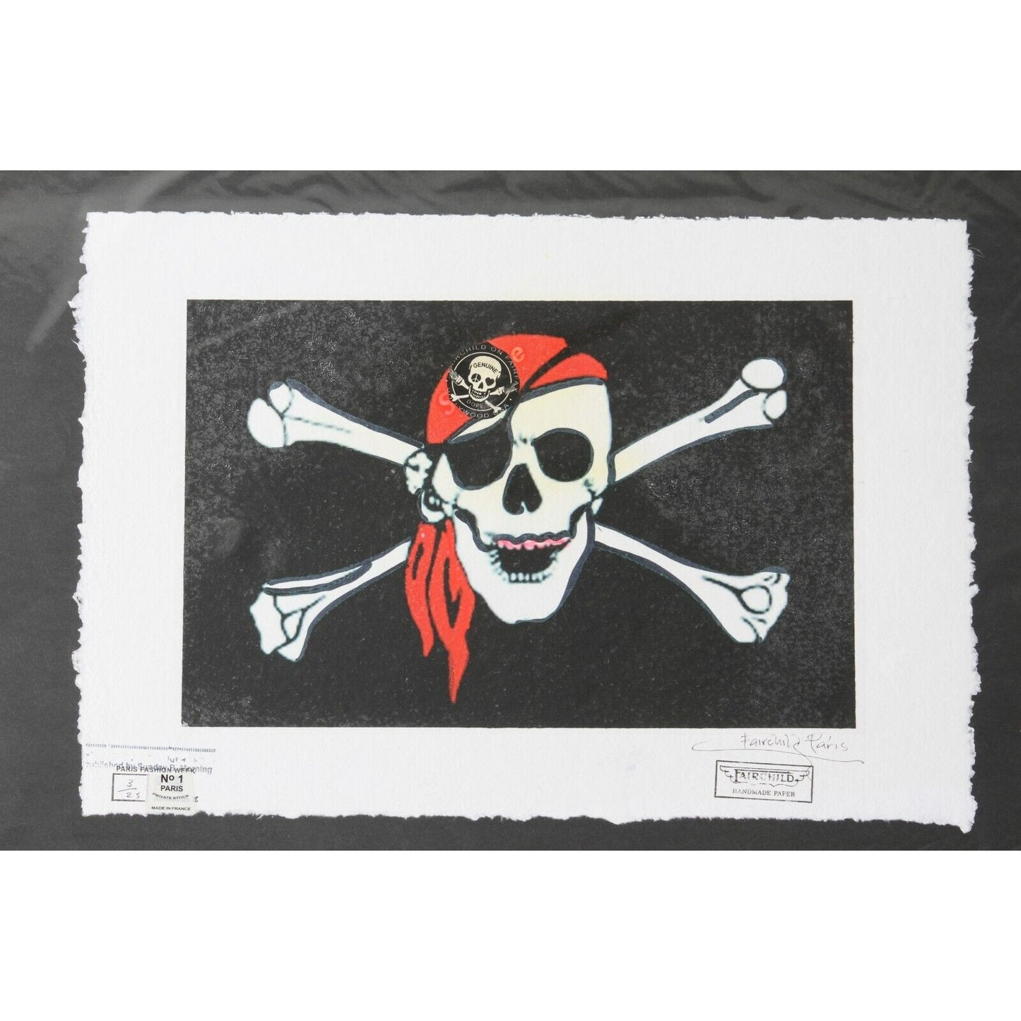 Pirate Flag Print By Fairchild Paris LE 3/25