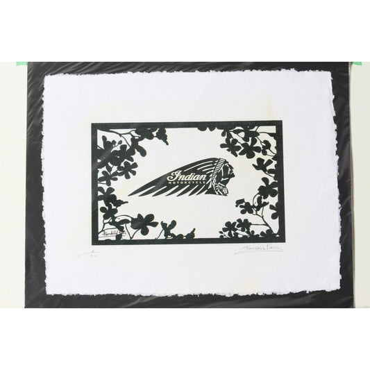 Indian Motorcycle Print By Fairchild Paris LE 5/25
