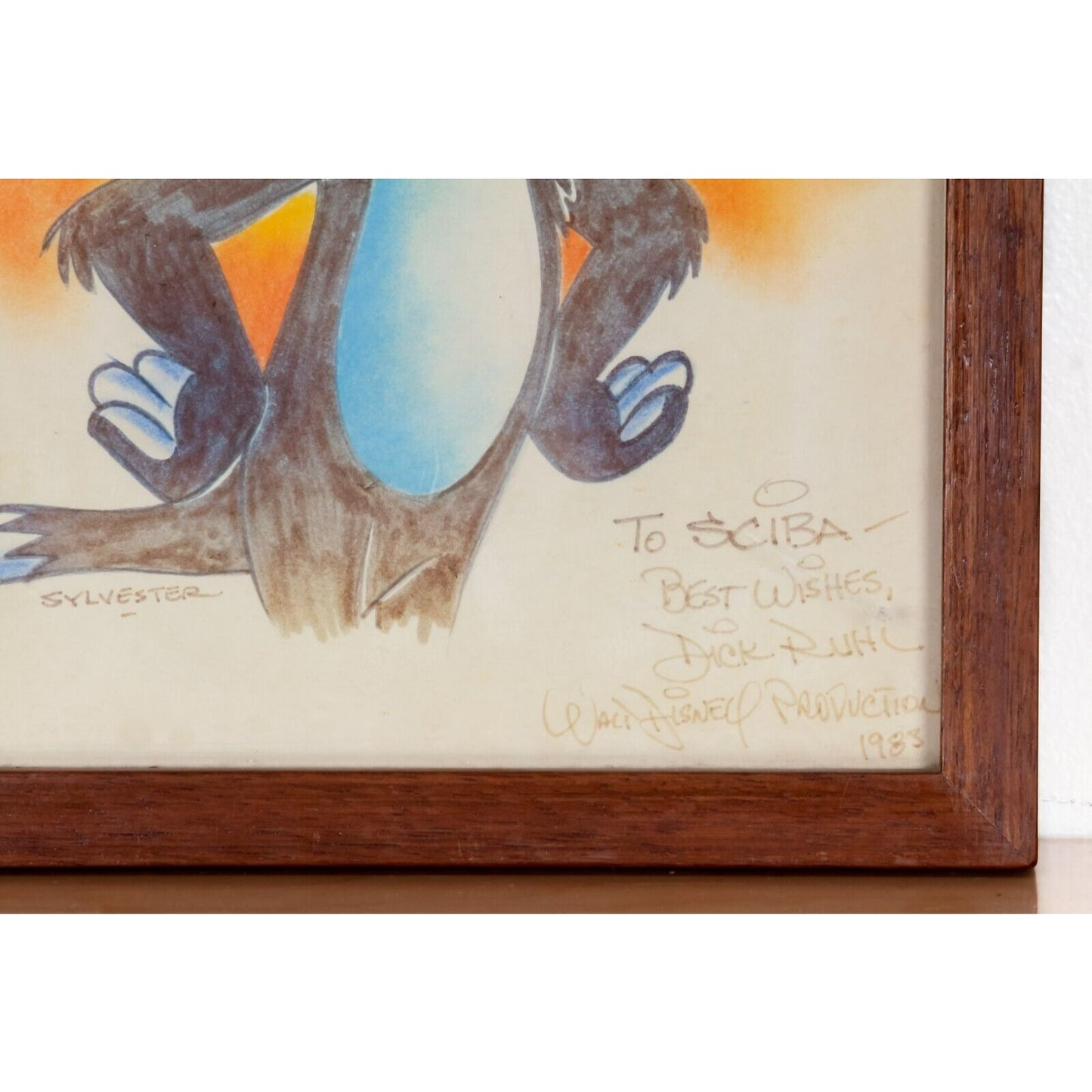 Lot of 3 Framed Dick Ruhl Original Marker Drawings Gorgeous!