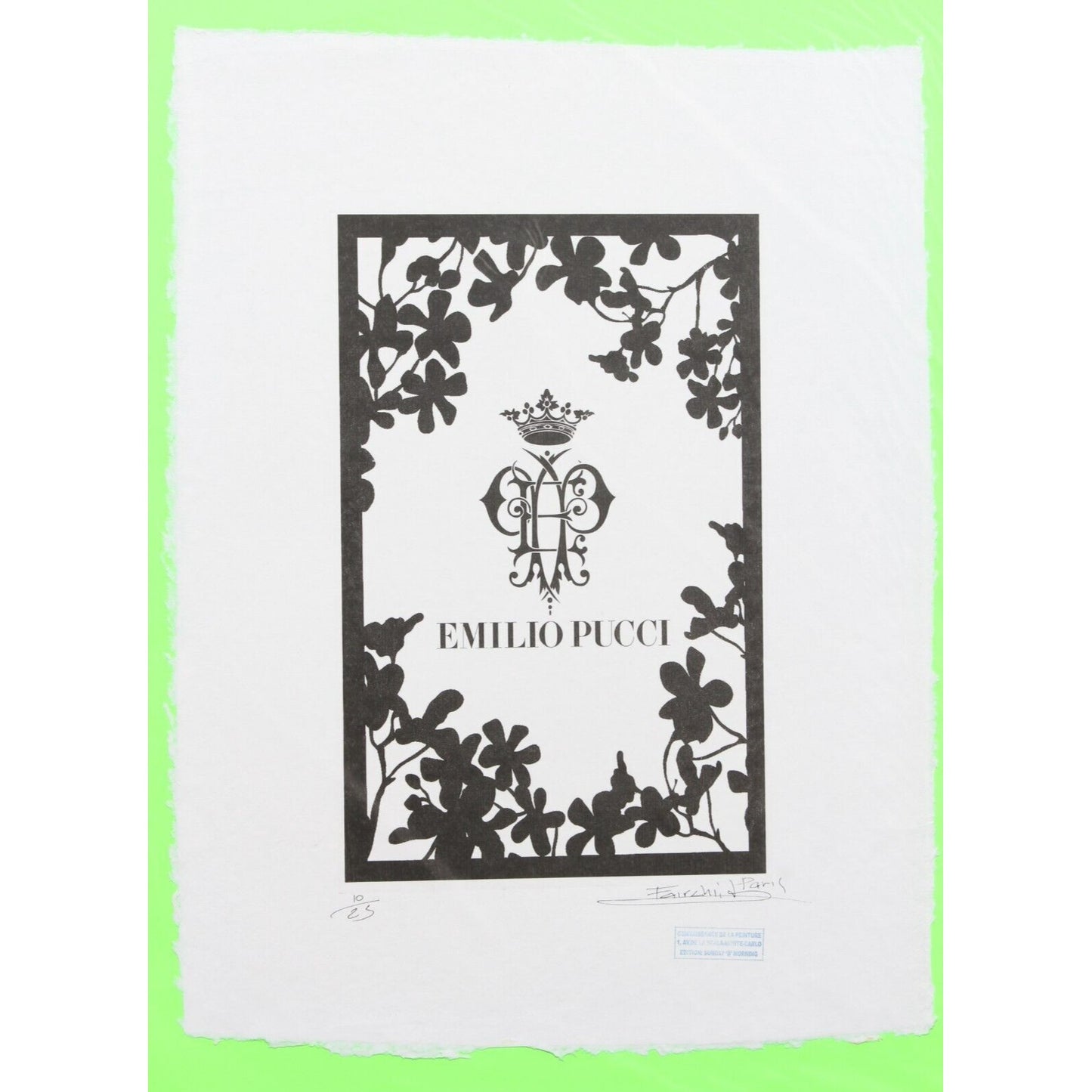 Emilio Pucci Print By Fairchild Paris LE 10/25