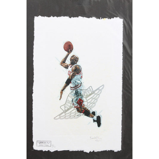 Michael Jordan 'Air Jordan' Print By Fairchild Paris LE 3/25