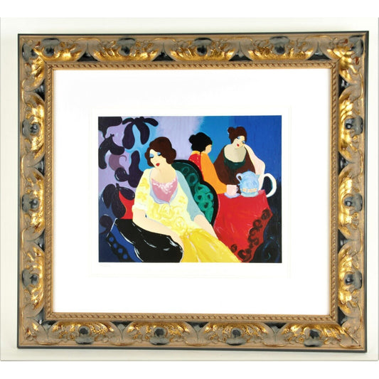 "Sasha, Sandra, and Sophie" by Itzchak Tarkay Signed Serigraph Print 333/350