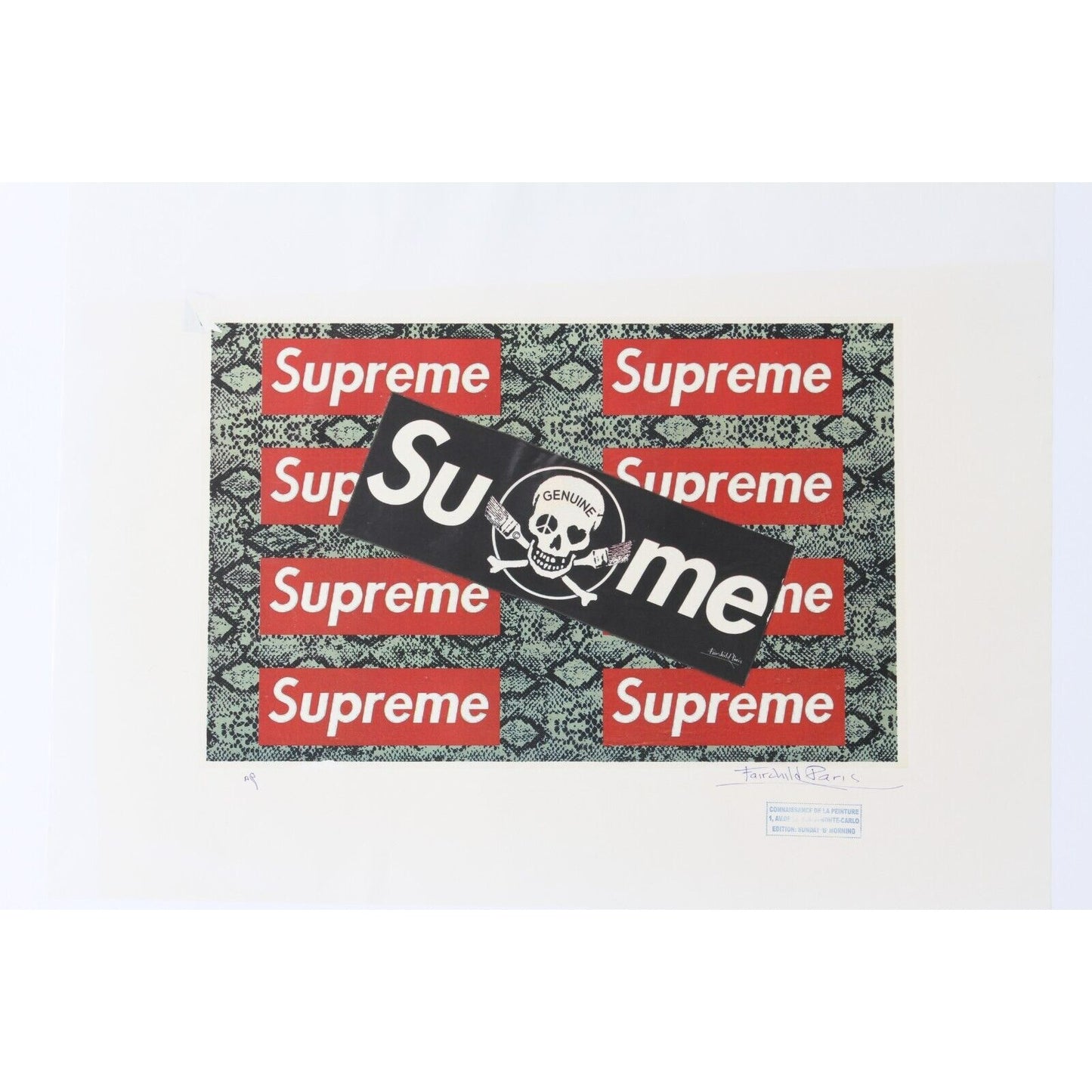 Supreme Snakeskin Print By Fairchild Paris AP