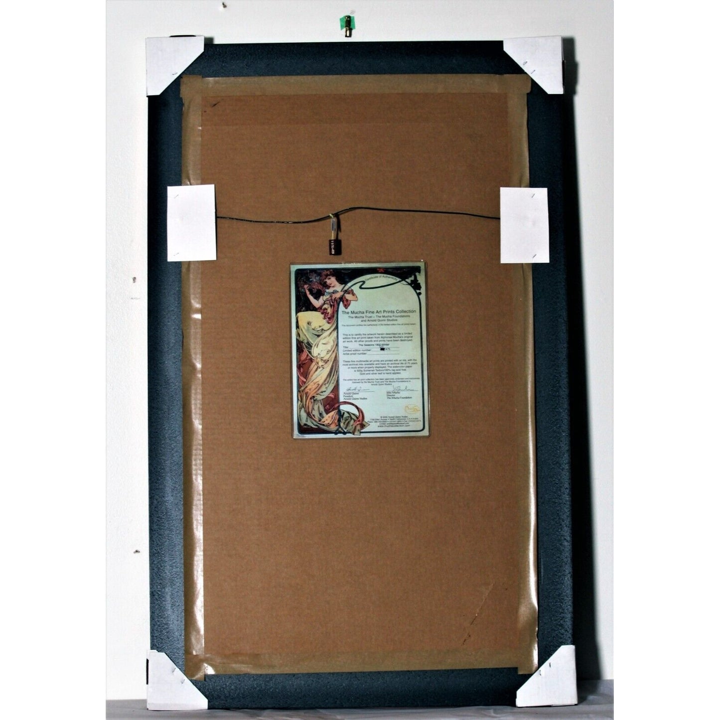 The Seasons: Winter (1900) by Alphonse Mucha Signed LE No. 127/475 Giclée