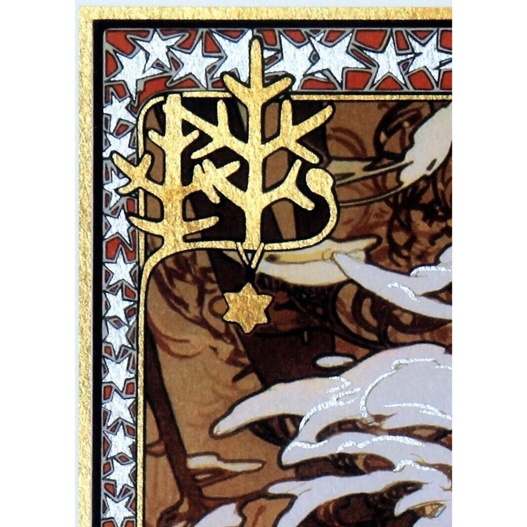 The Seasons: Winter (1900) by Alphonse Mucha Giclée Signed LE No. 152/475