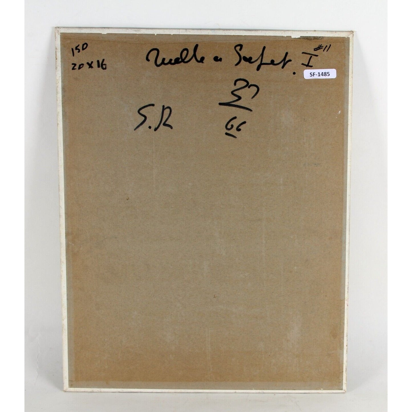 "Vielle a Soefer I" by S. Raphael, Oil Painting on Board, 20x16