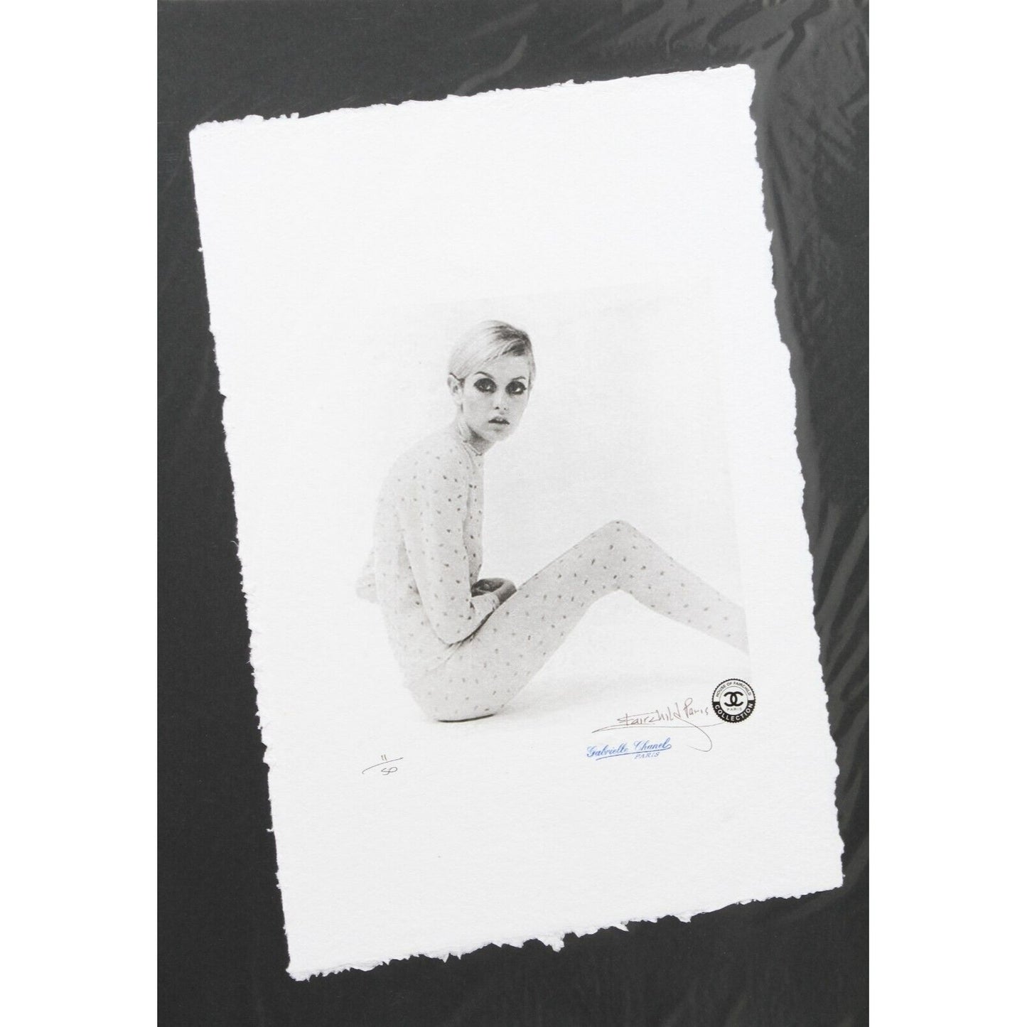 Chanel Twiggy Print By Fairchild Paris LE 11/50