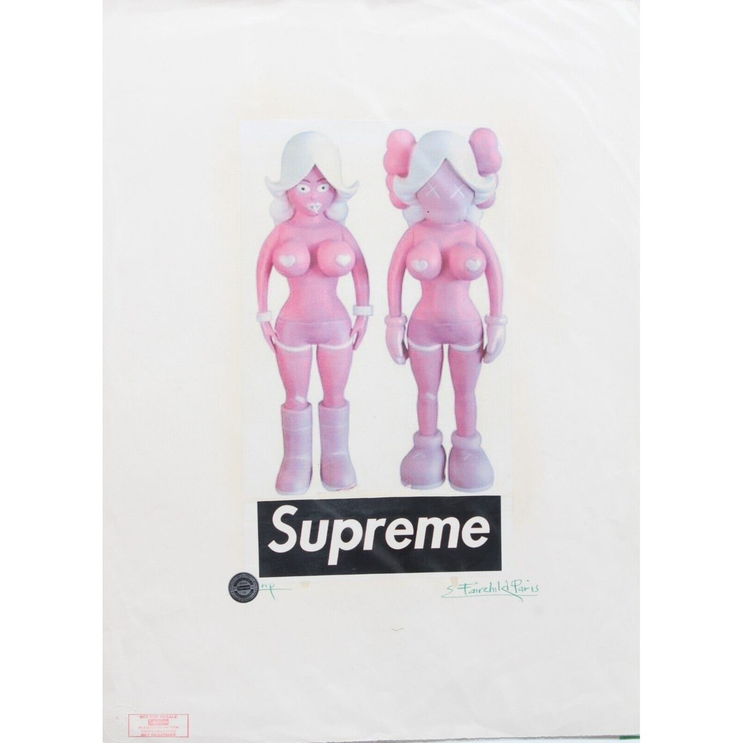 Lady KAWS Print By Fairchild Paris AP