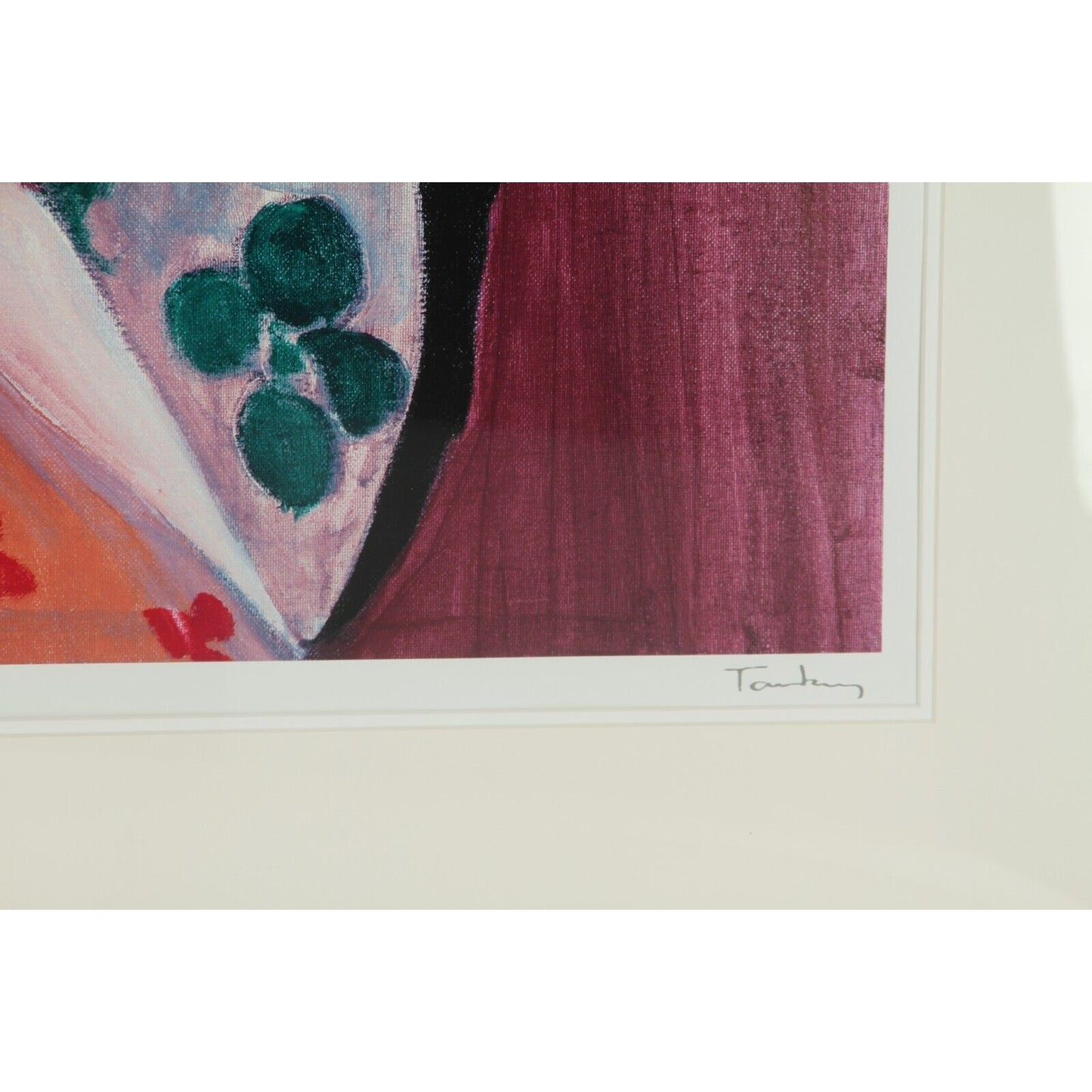 Indigo Chapeau by Itzchak Tarkay Signed in Plate Seriolithograph Print 25" x 25"