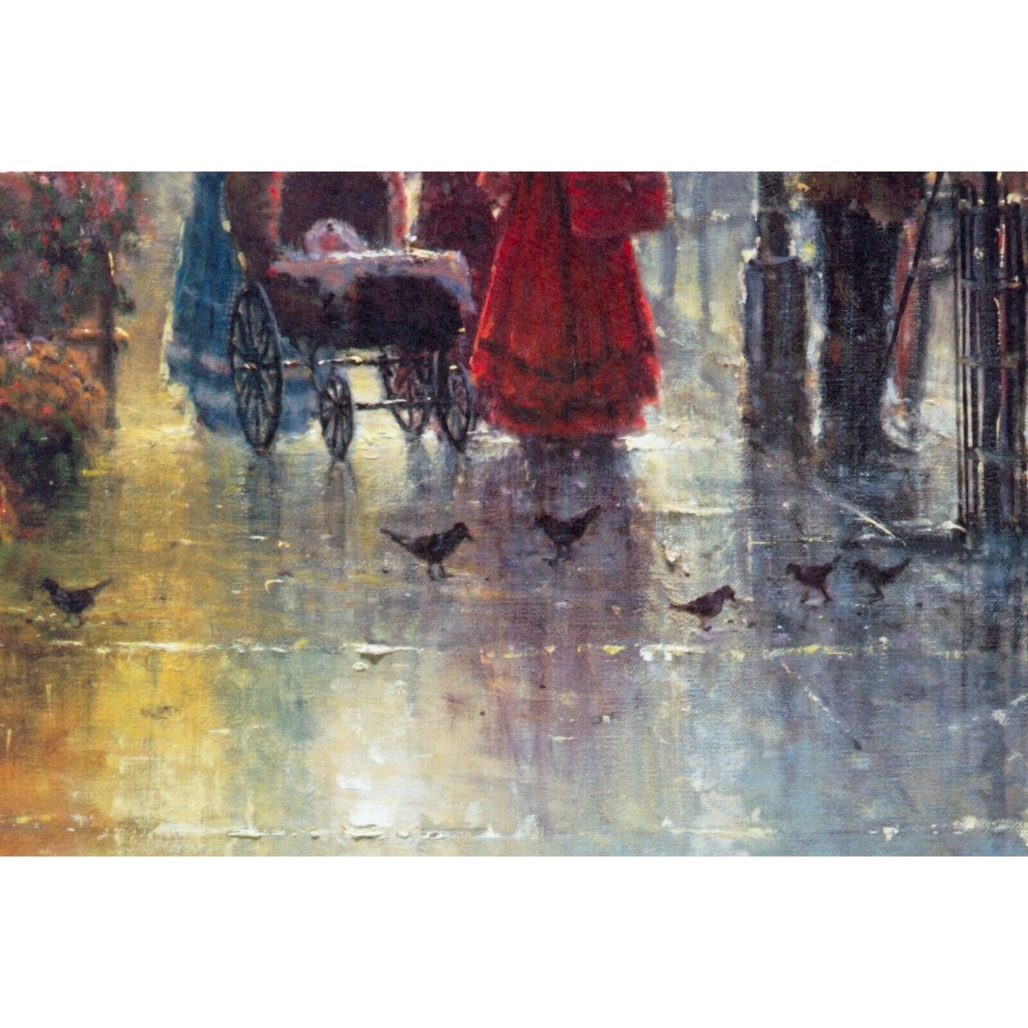 "The Blessing" by G Harvey Framed Lithograph w/ CoA Signed by Artist #12994