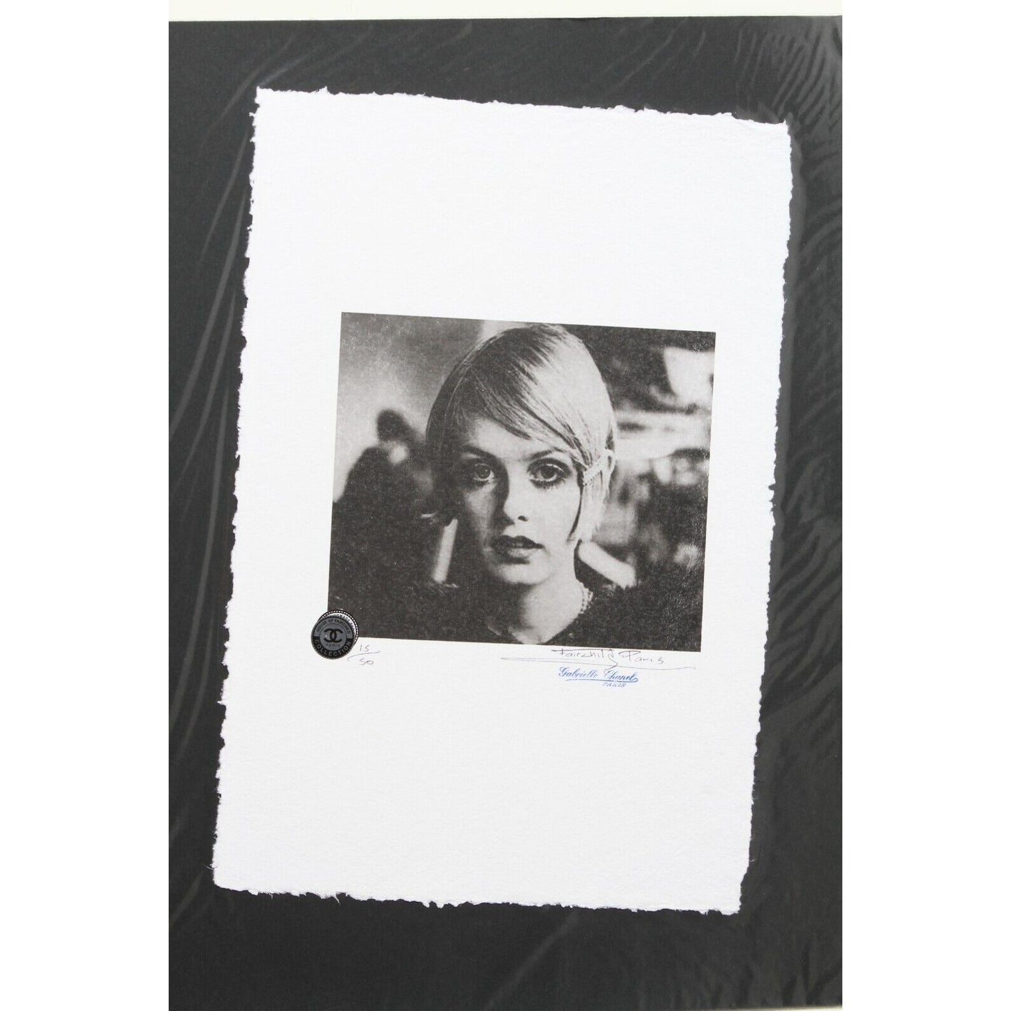 Twiggy Chanel Print By Fairchild Paris LE 15/50