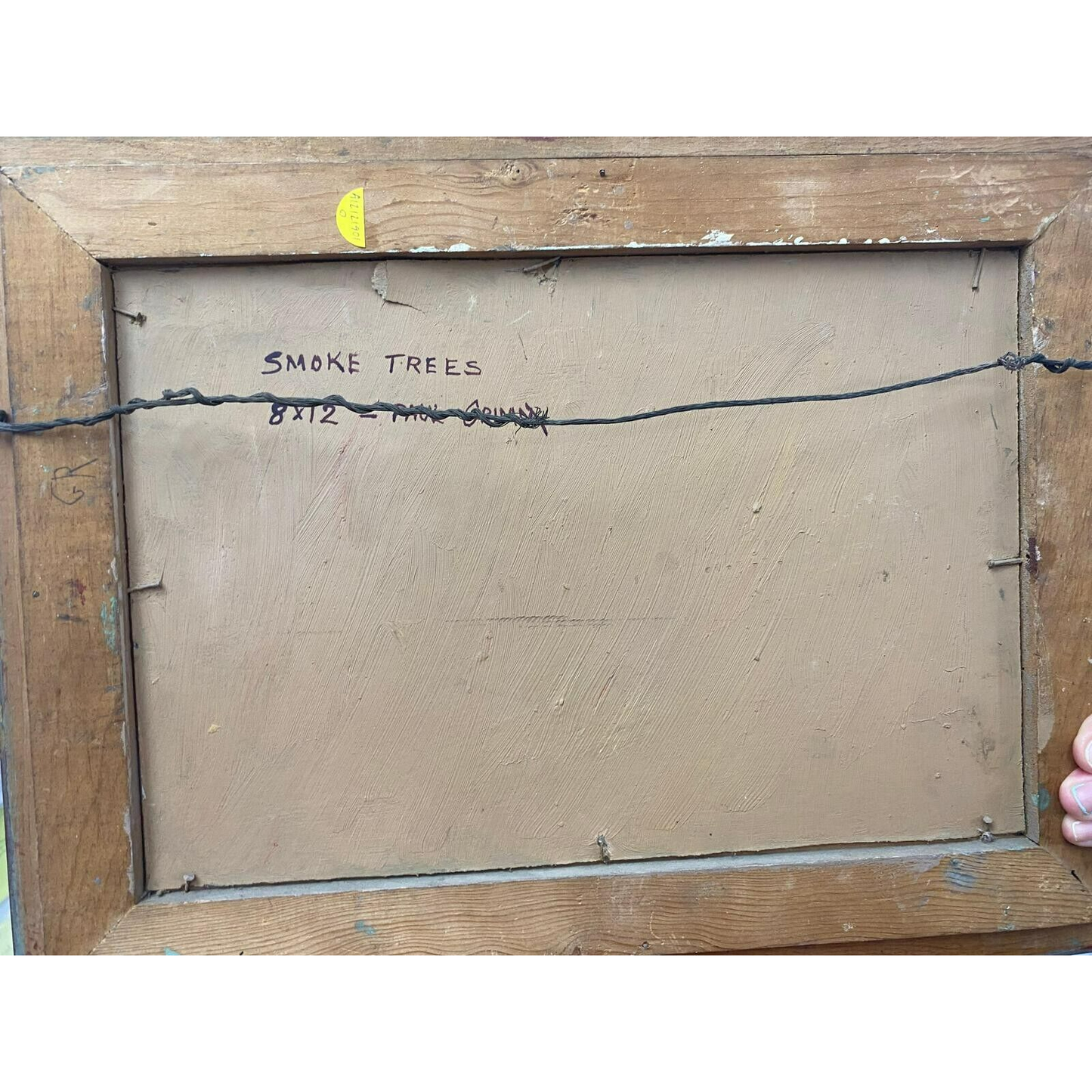 "Smoke Trees" by Paul Grimm Oil on Masonite 8" x 12" Painting Gorgeous!