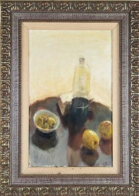 Leonid Balaklav Still Life Oil on Canvas Signed & Dated 22" x 16" 1997