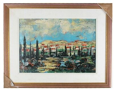 "Safat" by Bertoldo Taubert, Framed Oil on Canvas, 22" x 16" w/ CoA
