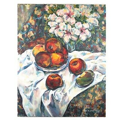 "Haifa" by Natali Shtainfeld-Borokov, Oil on Canvas, Signed, Titled & Dated 2000