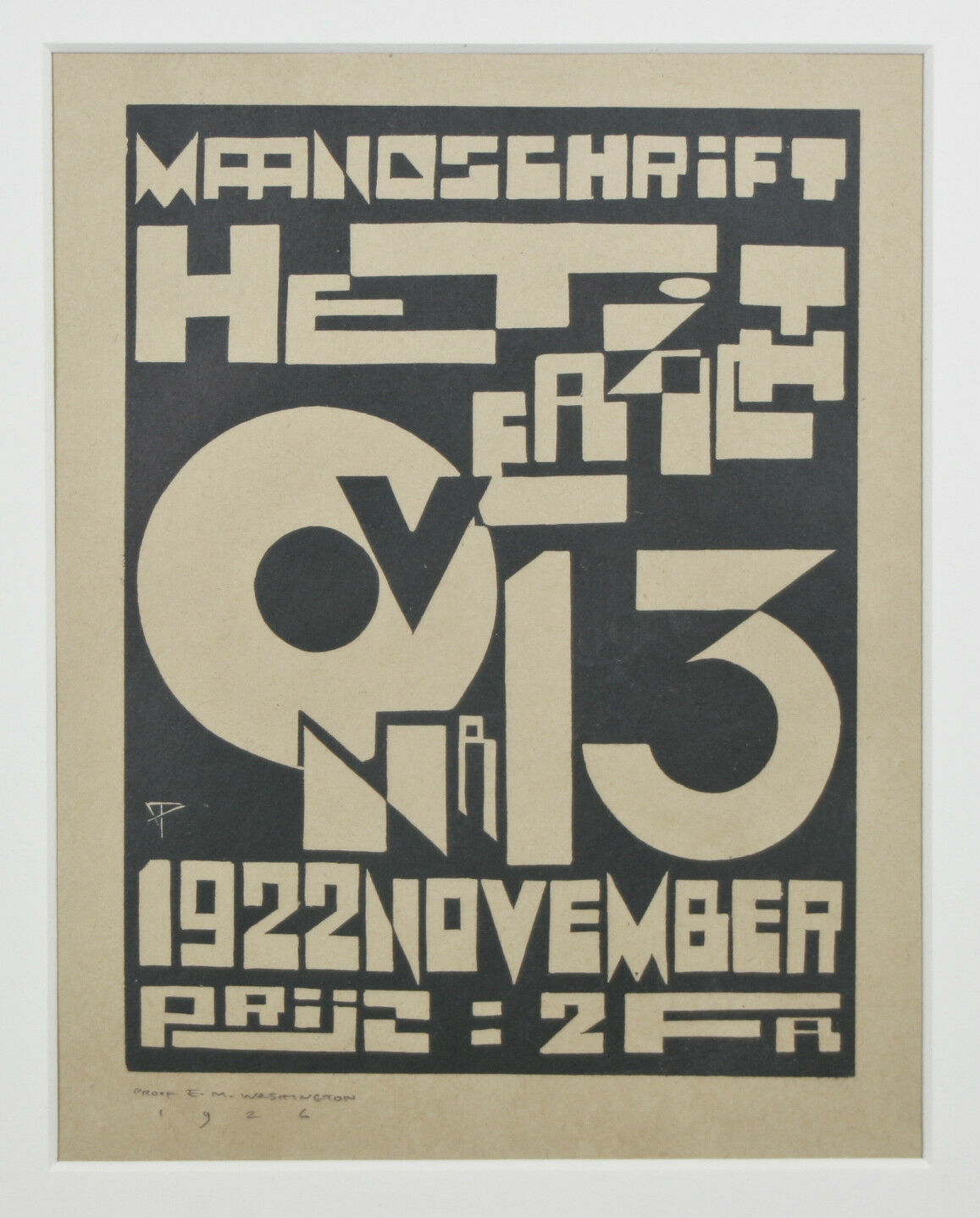 Collection of (12) E.M. Washington Woodblock Signed Prints Dated from 1906-1944