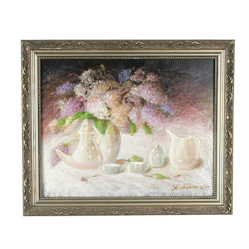 "Lilac Time" By Anthony Sidoni 2007 Signed Oil on Canvas 23 1/2"x19 1/2"