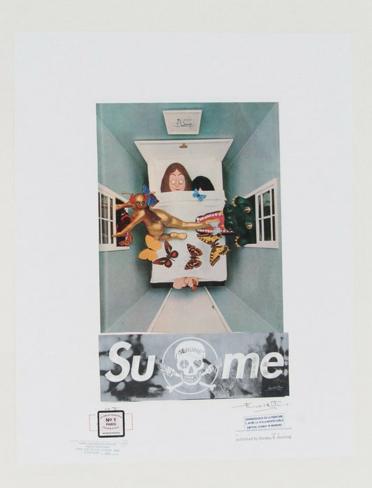 John Lennon and Yoko Ono Dreaming Supreme Print by Fairchild Paris AP II