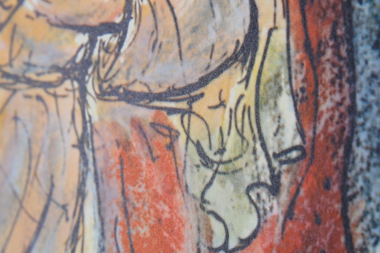 "Story of King David" by Reuven Rubin Poster from 12-Piece Suite 20 x 29 w/ CoA