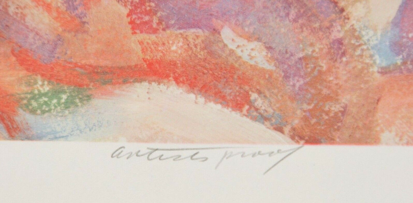 "Dancing" by Anthony Toney Lithograph on Paper Artist's Proof 26" x 19"