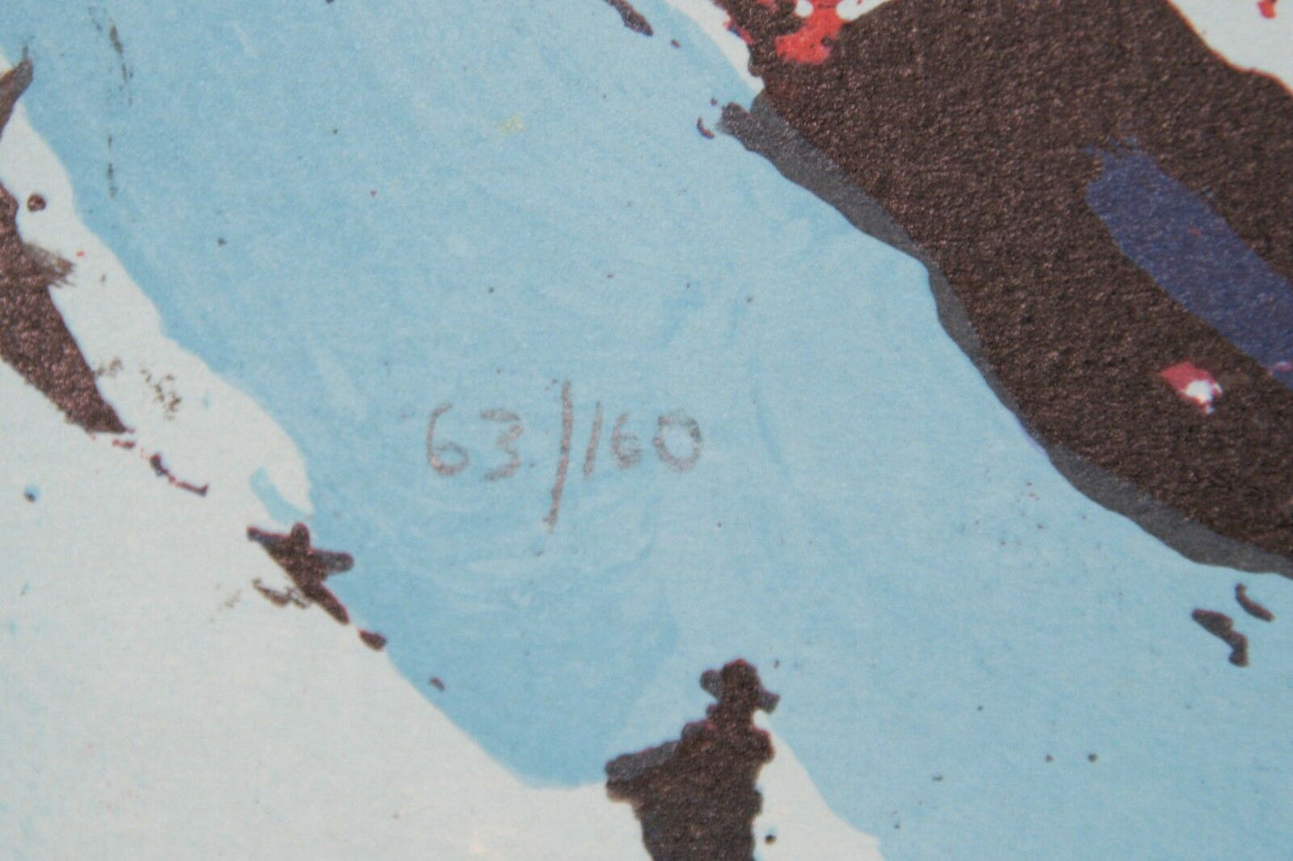 "Flying Head Over Ocean" by Karel Appel Lithograph on Paper LE of 160 30" x 22"