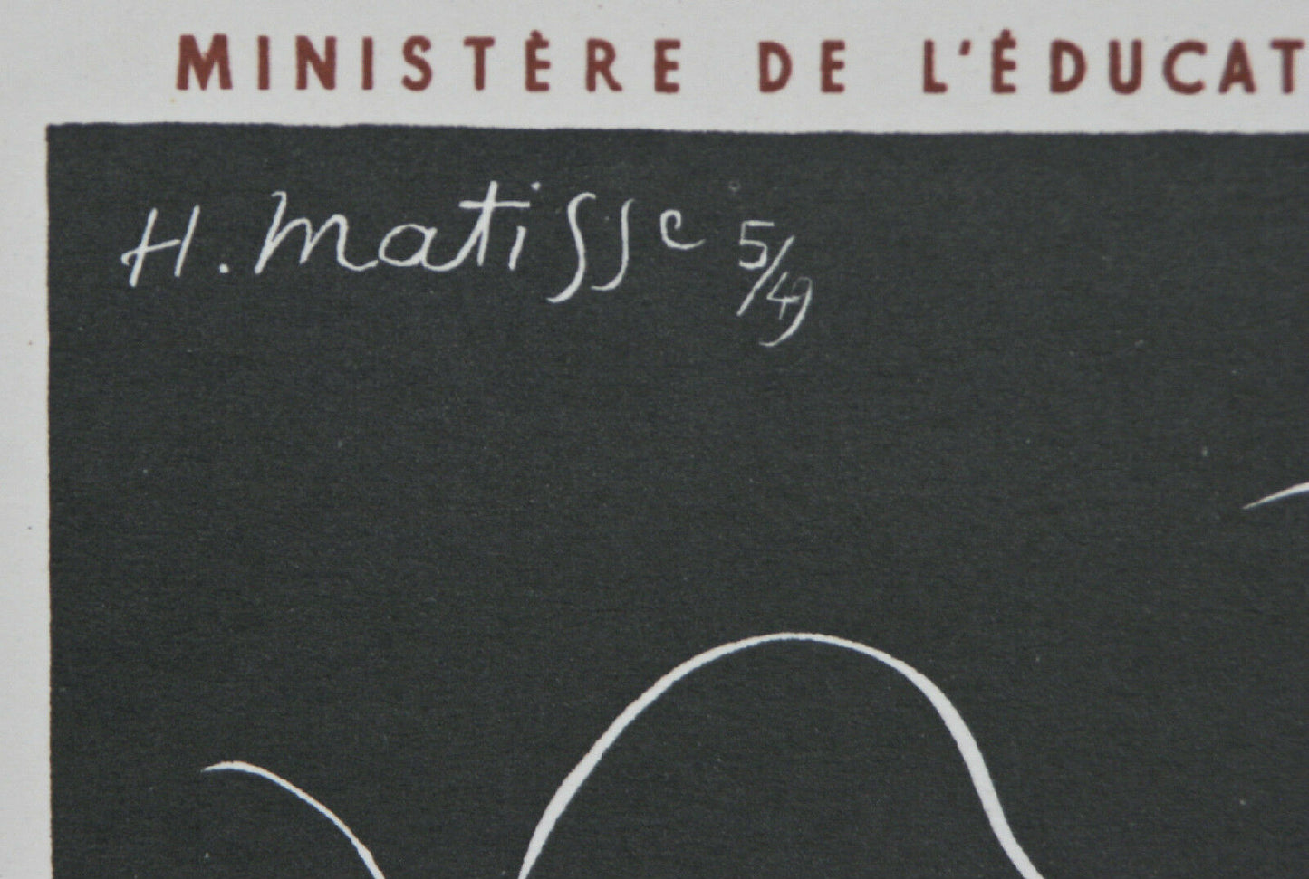 Collection of (4) Matisse Lithographs from Fernand Mourlot Book: Art in Posters