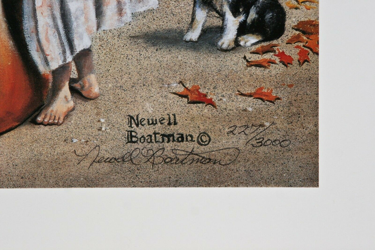 "Fall Harvest" by Newell Boatman Offset Lithograph on Paper CoA 2010 LE of 3000