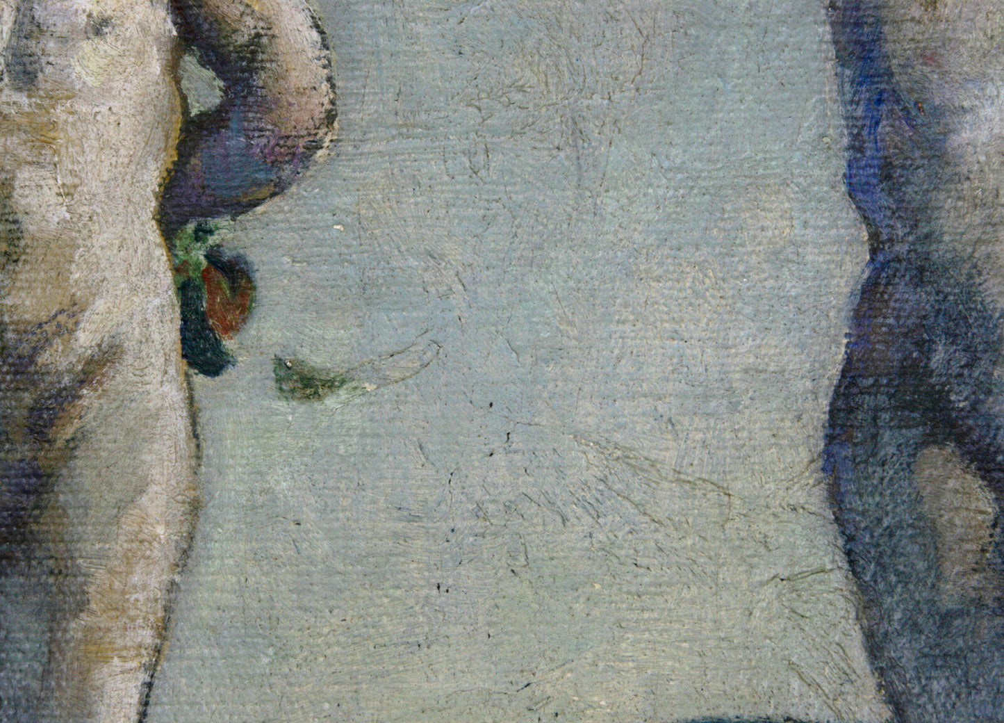 "Brothers" by Arthur Bowen Davies Oil on Canvas Framed 12" x 10"