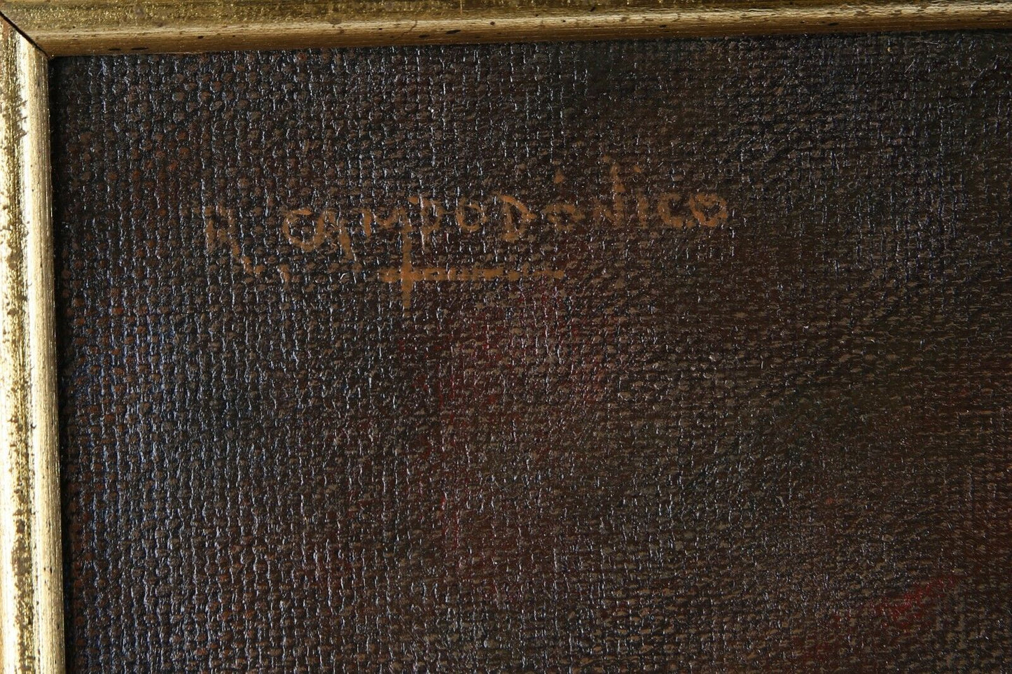 UNTITLED (MOTHER & DAUGHTER LOOKING OUT A WINDOW) BY RODOLFO CAMPODONICO OIL