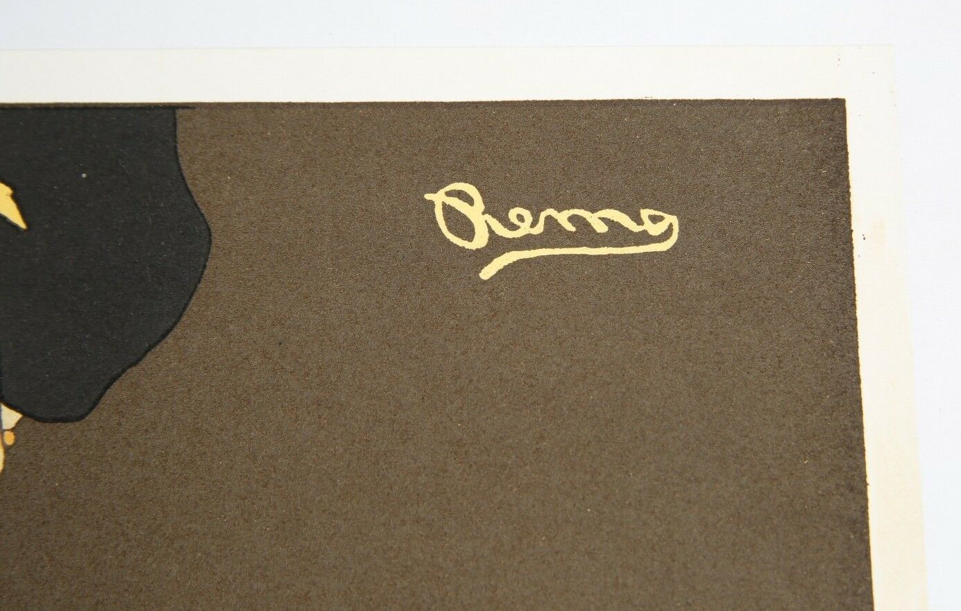 French Poster "Liquore del Reno, 1909" by Remo Branca Lithograph Poster w/ CoA