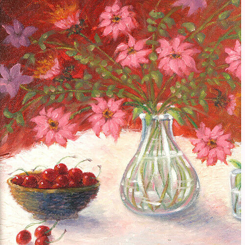 "Potpourri" By Anthony Sidoni 1999 Signed Oil on Canvas 20 3/4"x24 1/2"