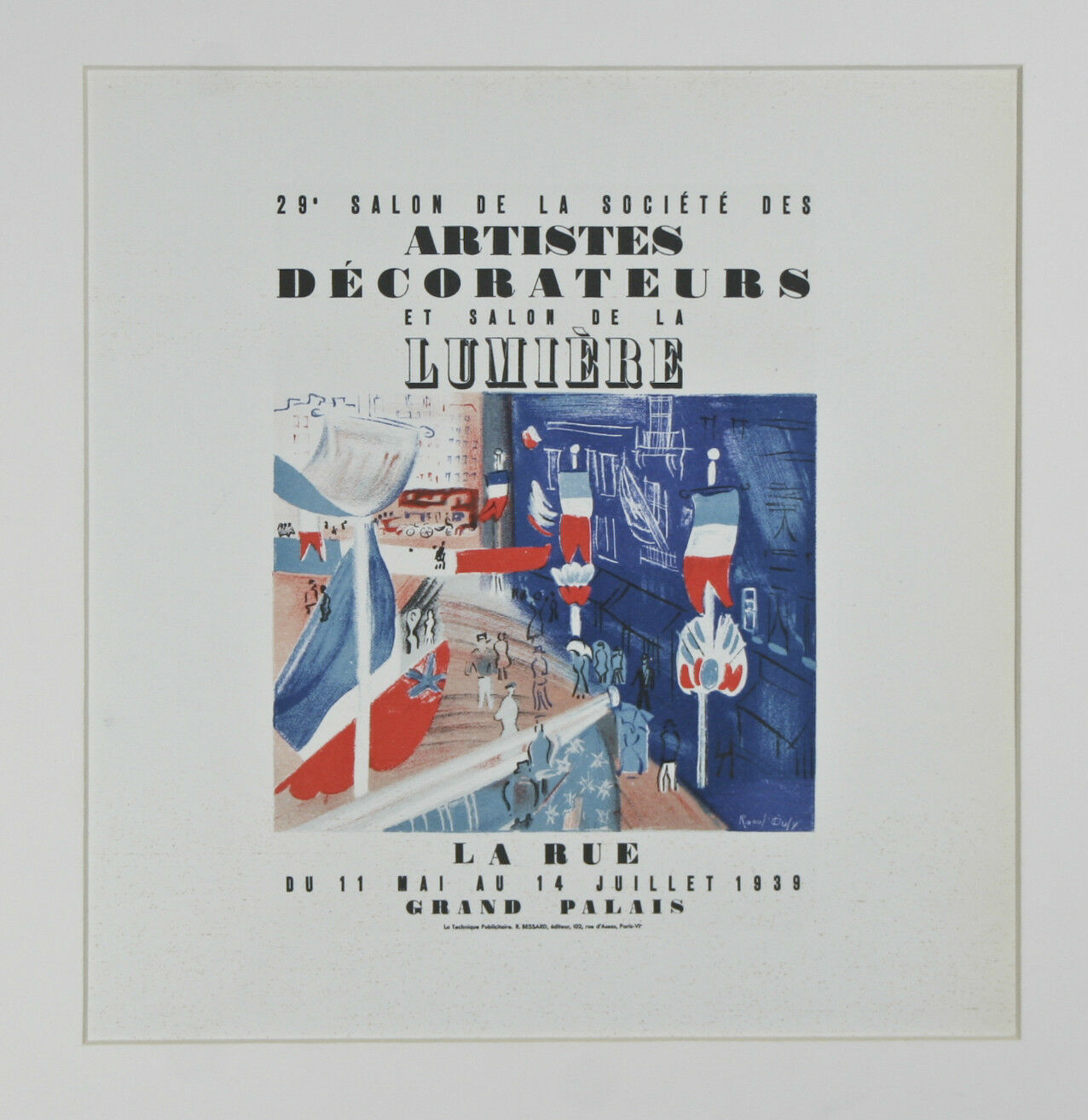 Collection of (2) Raoul Dufy Lithographs from Fernand Mourlot Book