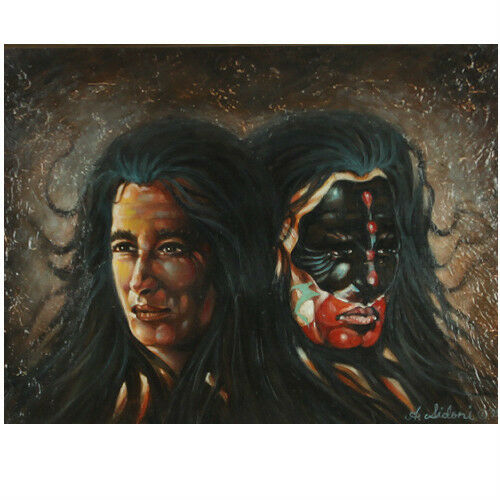 "Transformations" By Anthony Sidoni Signed Oil Painting on Board 11 3/4"x15 1/2"