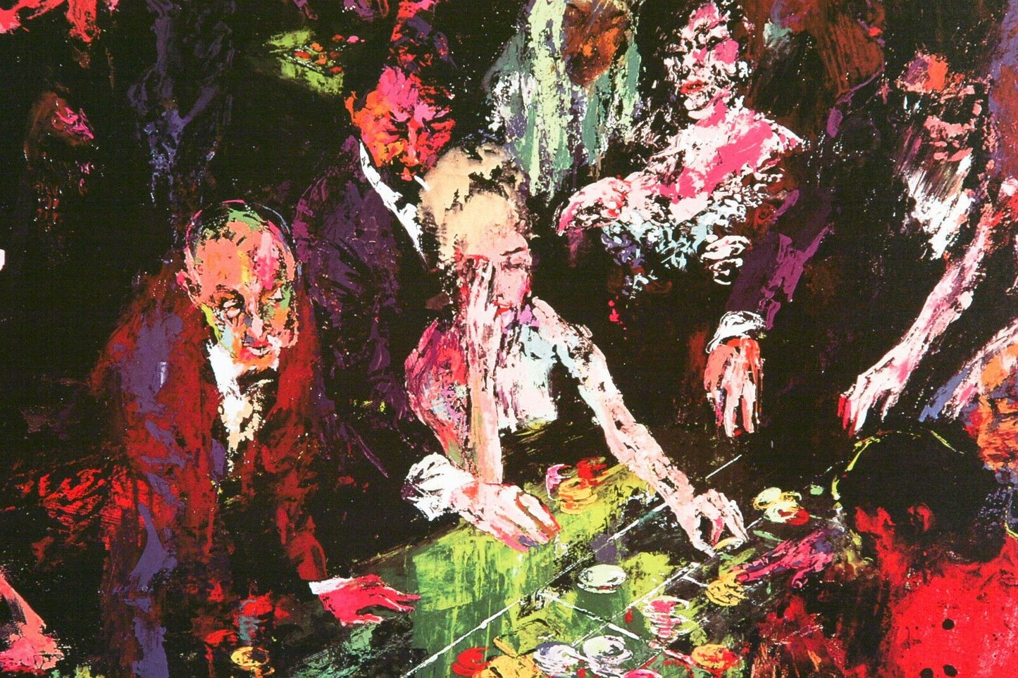 Hammer Galleries "International Roulette" by Leroy Neiman Signed Poster w/ CoA