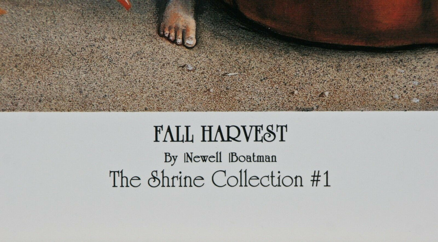 "Fall Harvest" by Newell Boatman Offset Lithograph on Paper CoA 2010 LE of 3000