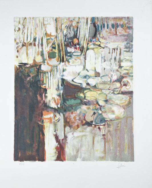 Abstract by Labrein Signed Lithograph on Paper Lim. Ed. of 75 19.75" x 25.75"