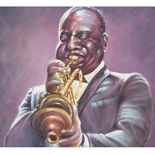 "Cootie Williams" By Anthony Sidoni 2001 Signed Oil Painting 15 1/2"x18"