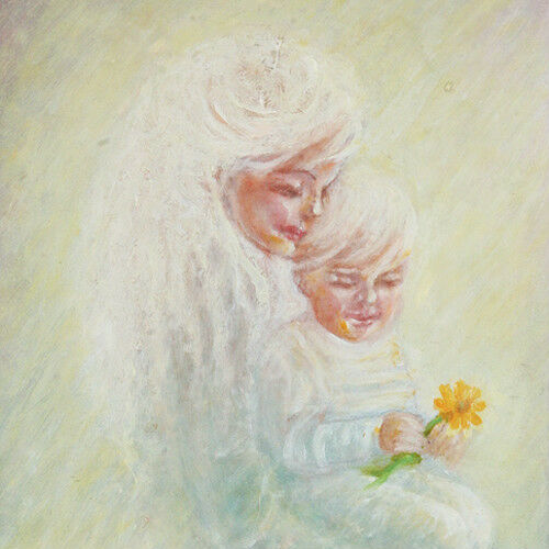 "A Daisy For My Mommy" By Anthony Sidoni 2008 Signed Oil Painting 14"x12"