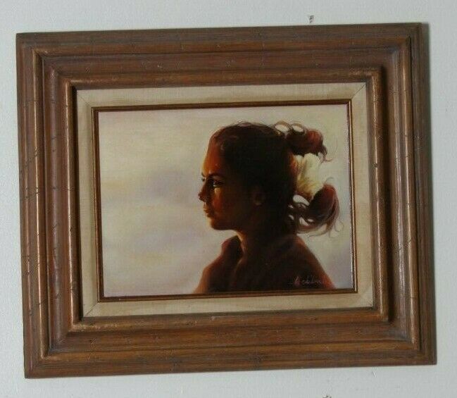 "A Look to the Future" By Anthony Sidoni 1991 Signed Oil on Board 16"x19"