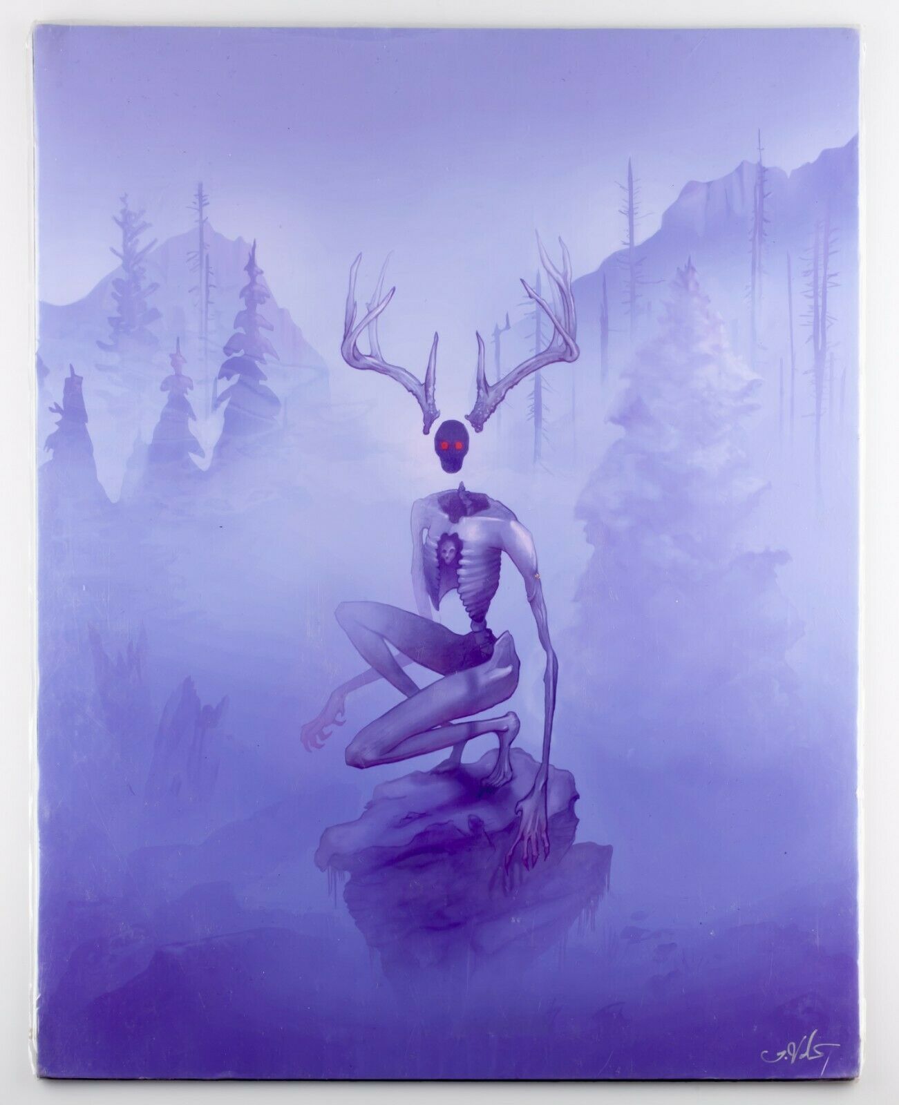 Four Prints by Gavin Gray Valentine Unframed in Plastic Sleeves Nice!