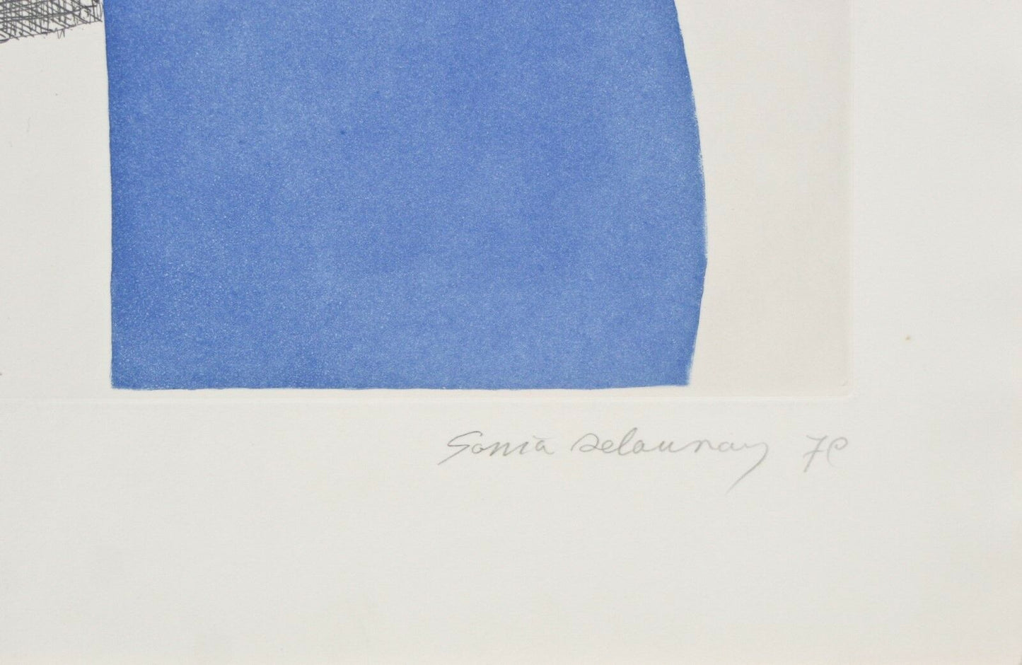 Abstract Etching by Sonia Delaunay Signed Ltd Edition #71/100 26"x20"